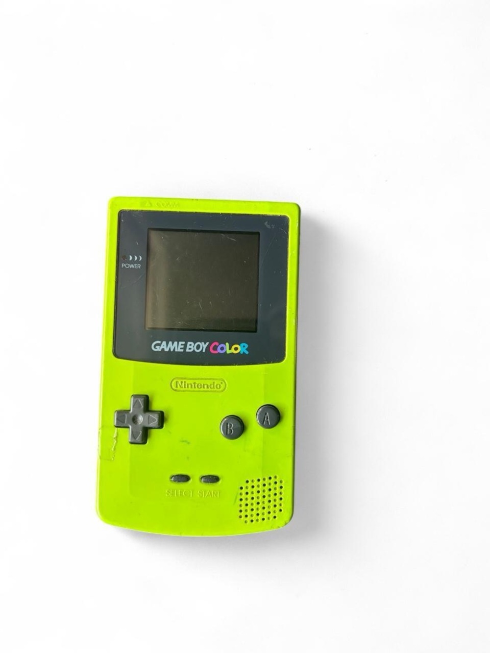 1998 Nintendo Game Boy Color (Model CGB-001 in kiwi green